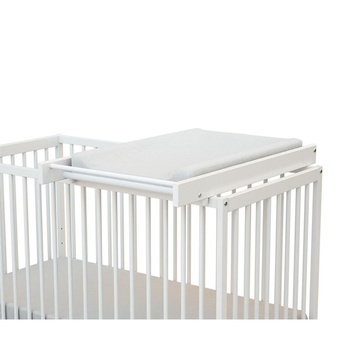 AT4 Grand plan à langer en bois amovible avec matelas ESSENTIEL