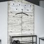 Voir la diapositive 3 : Paris Prix Patère Murale 7 Crochets Déco  Béton  80cm Gris