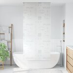 VIDAXL Store roulant de douche 120x240 cm Eclaboussures