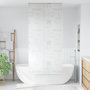 Voir la diapositive 1 : VIDAXL Store roulant de douche 120x240 cm Eclaboussures