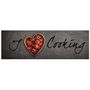 Voir la diapositive 2 : VIDAXL Tapis de cuisine lavable texte Cooking 60x180 cm velours