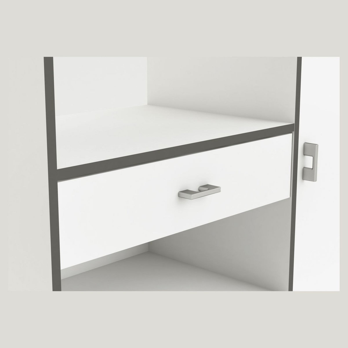 Meuble de rangement de cuisine compact 3 portes 1 tiroir CEREMONIE