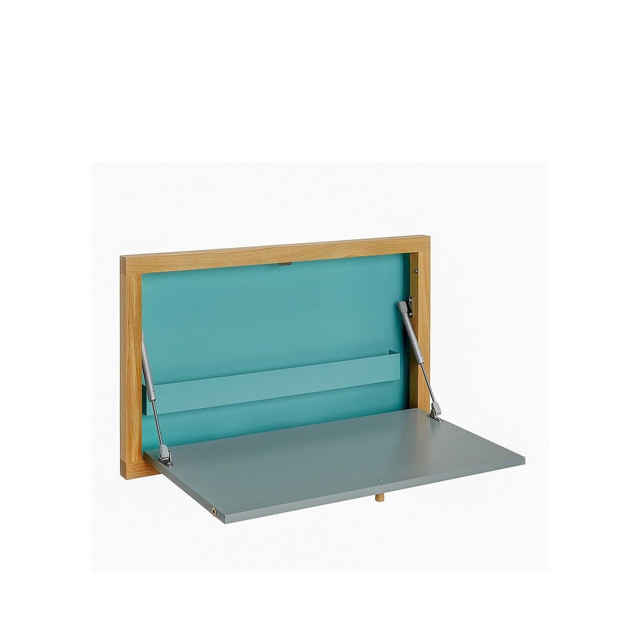 Voir la diapositive 2 : Paris Prix Bureau mural design  brenta  74cm bleu