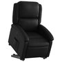 Voir la diapositive 3 : VIDAXL Fauteuil inclinable electrique noir similicuir