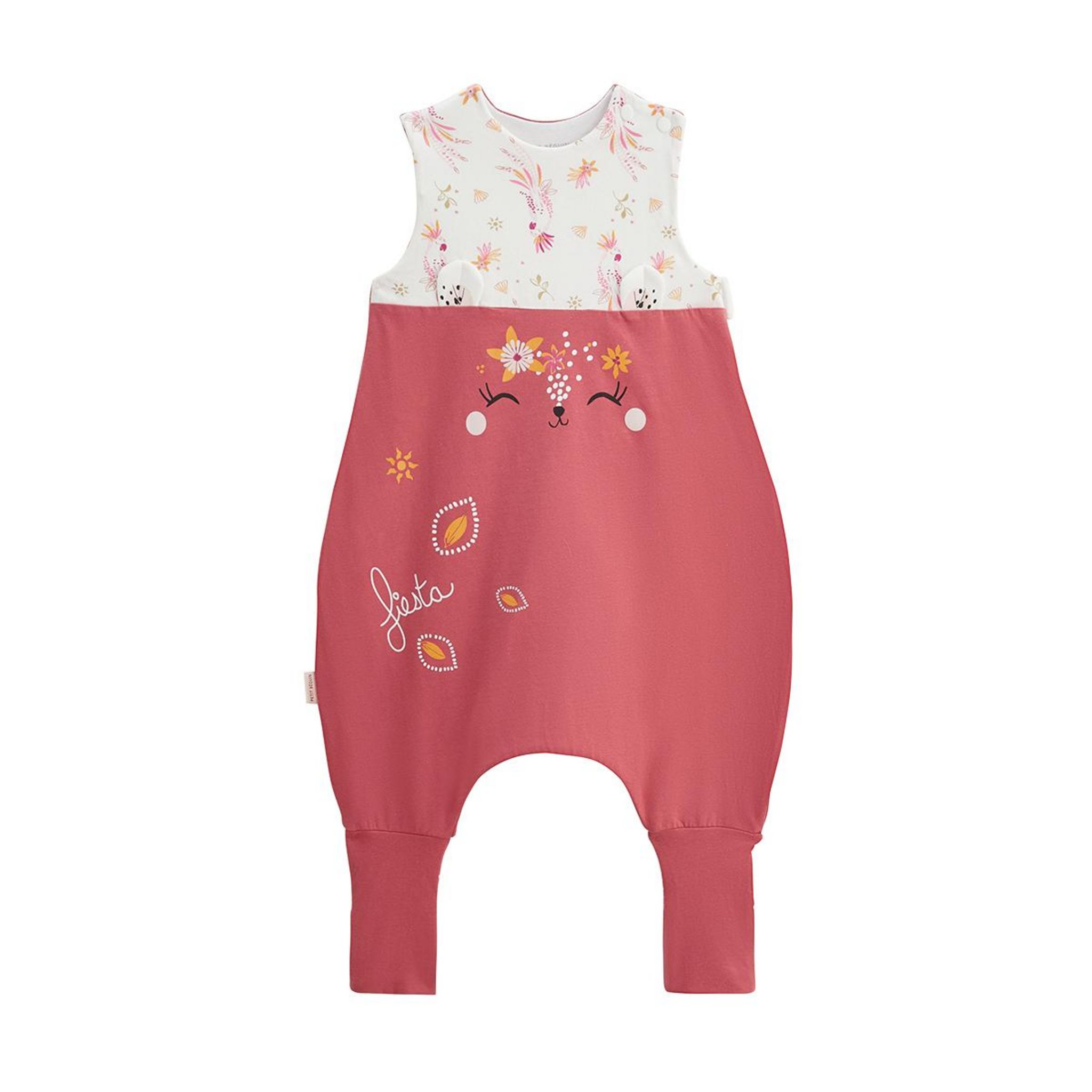 Turbulette D'Été Petit Béguin Mexico – Pieds Retroussables, TOG 1, Motifs Bleus Ludiques Pour Bébé