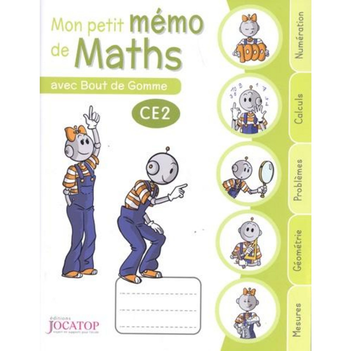 MON PETIT MEMO DE MATHS AVEC BOUT DE GOMME CE2, Lefèvre Laurence