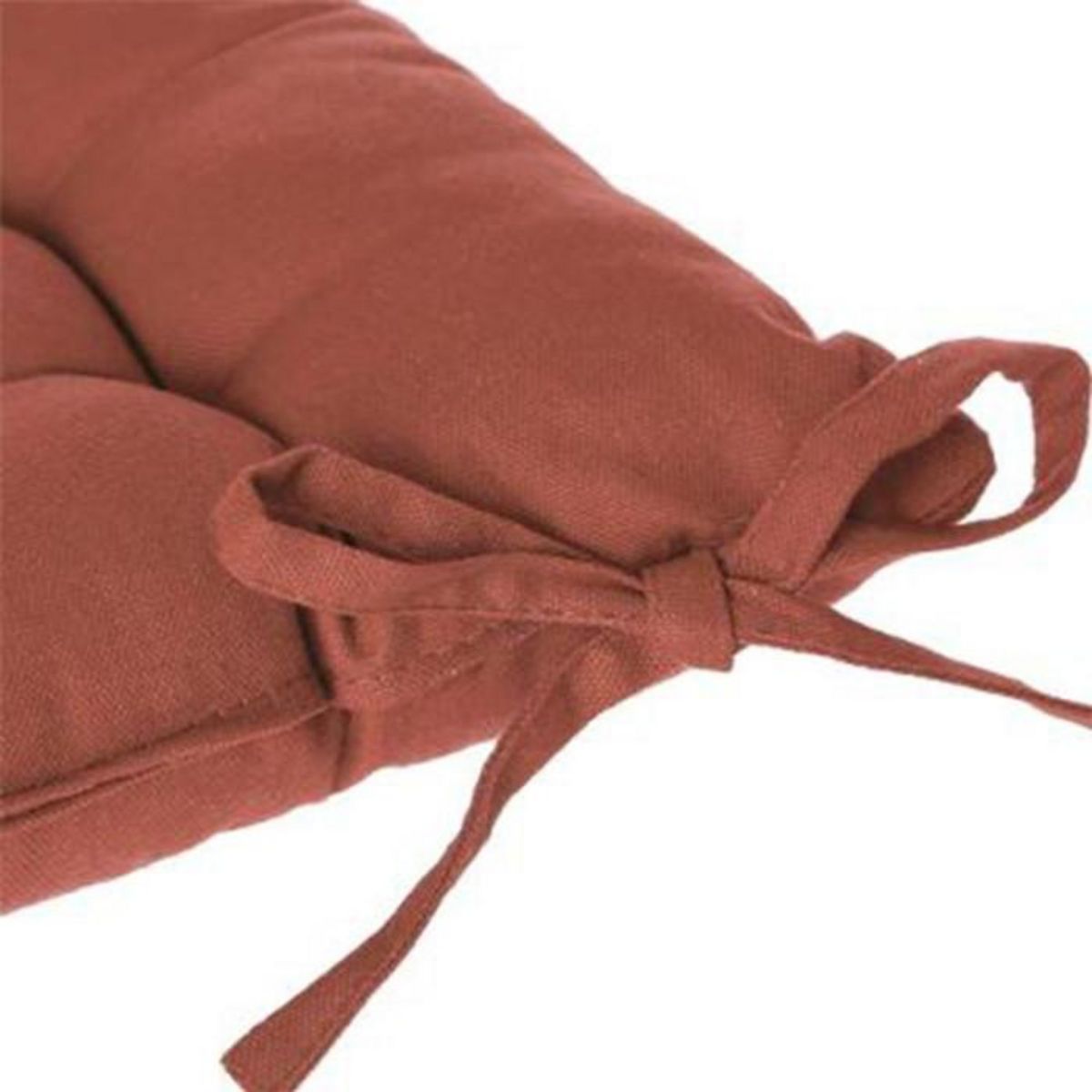 ATMOSPHERA Galette de Chaise  Loria  38x38cm Terracotta