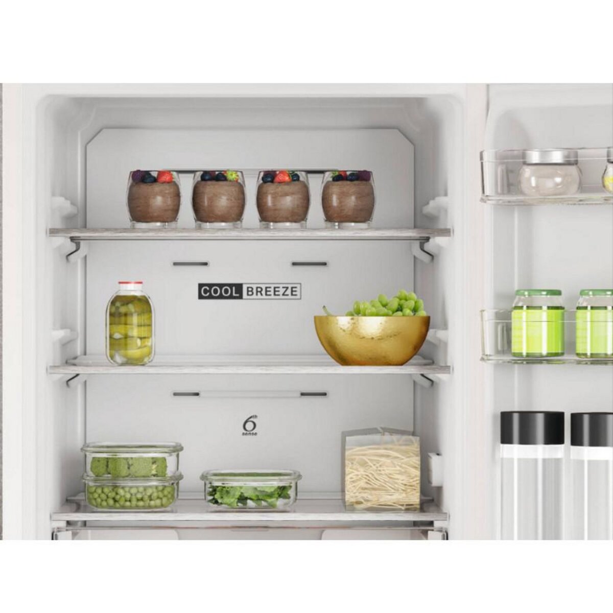 Whirlpool Réfrigérateur combiné 60cm 335l nofrost - W7X82OW