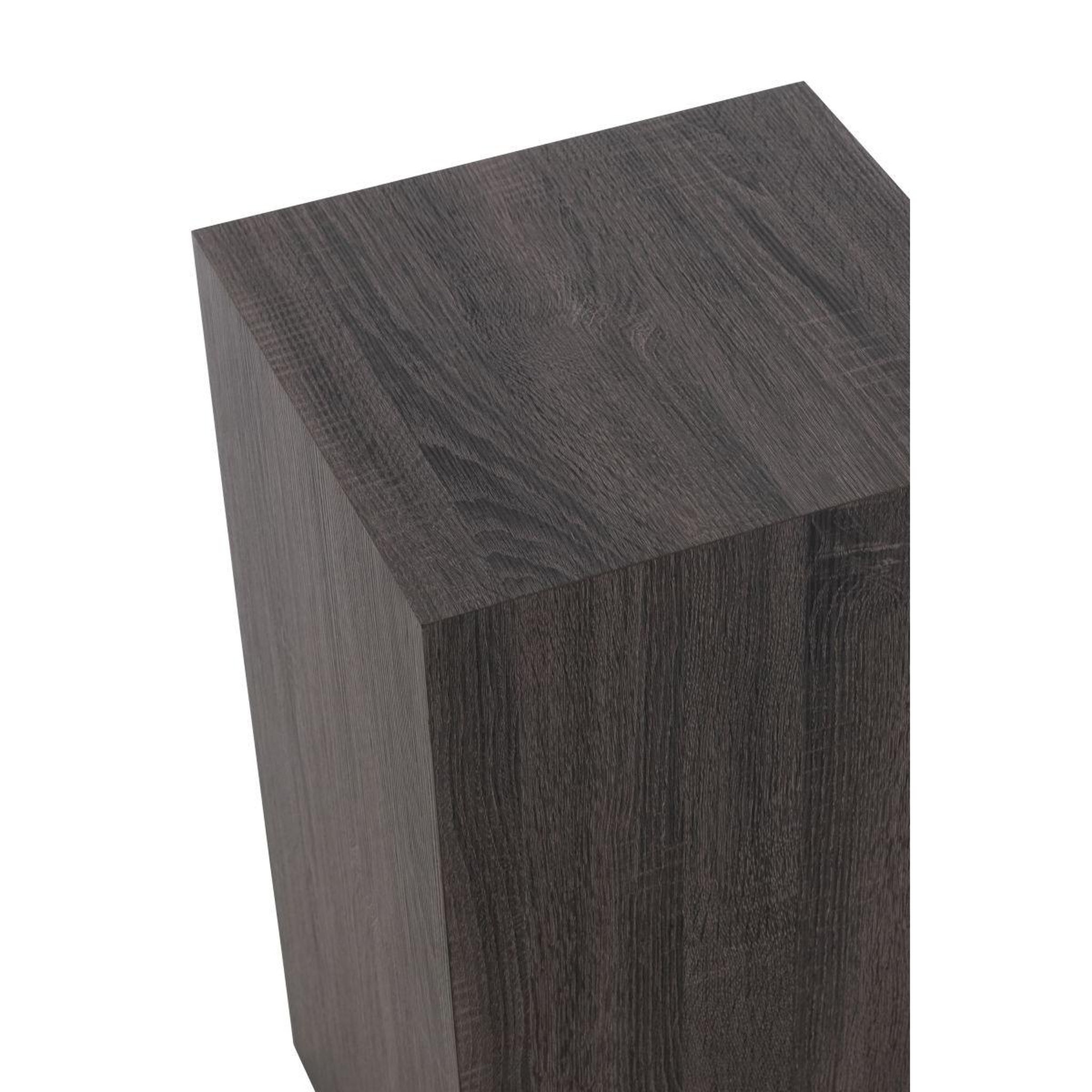 Voir la diapositive 2 : J-LINE Sellette déco  berta  70cm gris