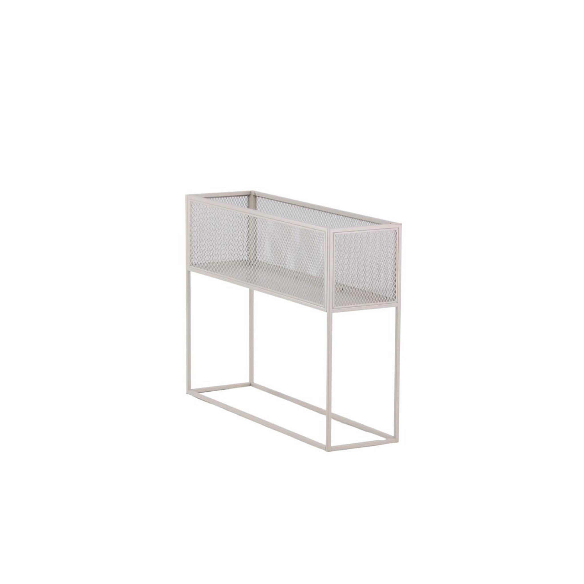Voir la diapositive 5 : Paris Prix Console design en métal  netz  110cm beige