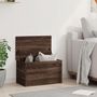 Voir la diapositive 3 : VIDAXL Boîte de rangement chene marron 60x35x35 cm bois d'ingenierie