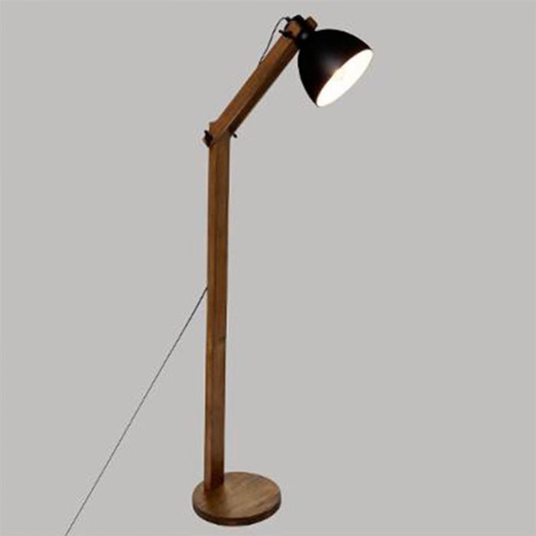 Voir la diapositive 4 : ATMOSPHERA Lampadaire arc design  cuba  158cm noir