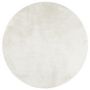 Voir la diapositive 2 : VIDAXL Tapis OVIEDO a poils courts creme Ø 120 cm