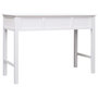 Voir la diapositive 5 : VIDAXL Bureau Blanc 110 x 45 x 76 cm Bois