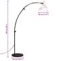 Voir la diapositive 6 : VIDAXL Lampadaire 25 W blanc 150 cm E27