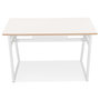 Voir la diapositive 5 : Paris Prix Table de Bar Design  Javier  150cm Blanc