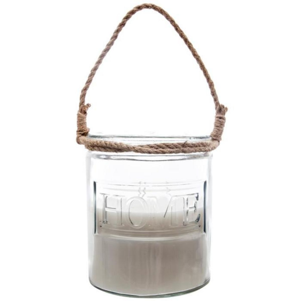 COMPTOIR DE LA BOUGIE Bougie Parfumée avec Anse  Corde  780g Vanille