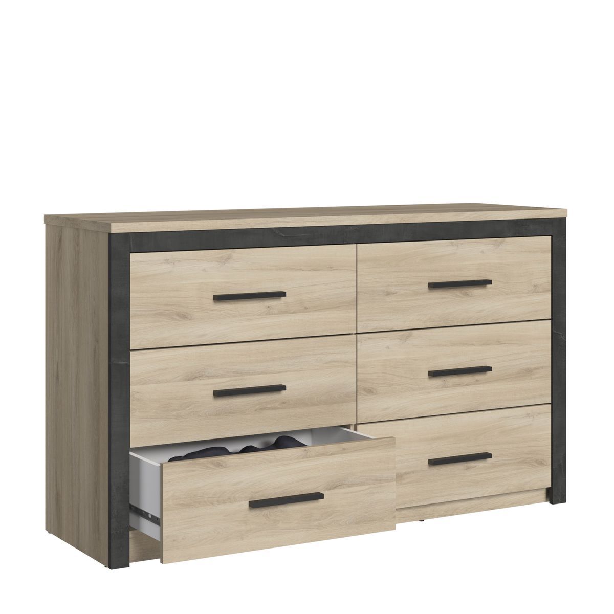 Commode 6 tiroirs KANSAS