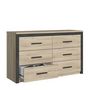 Voir la diapositive 2 : Commode 6 tiroirs KANSAS