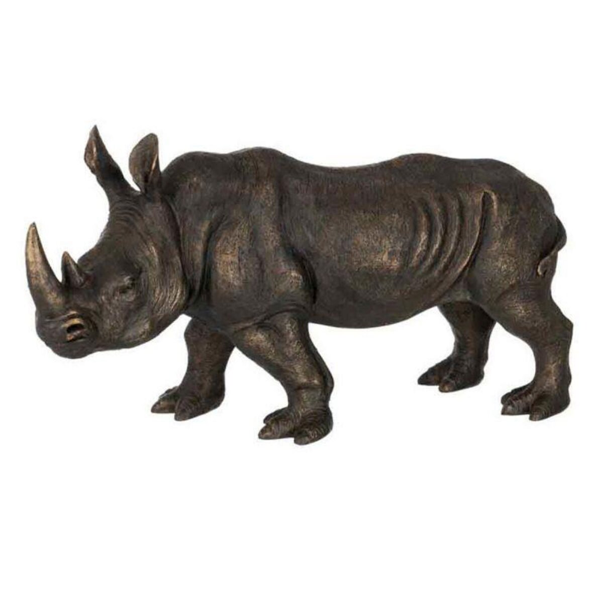 Paris Prix Statuette Déco  Rhinocéros  63cm Bronze