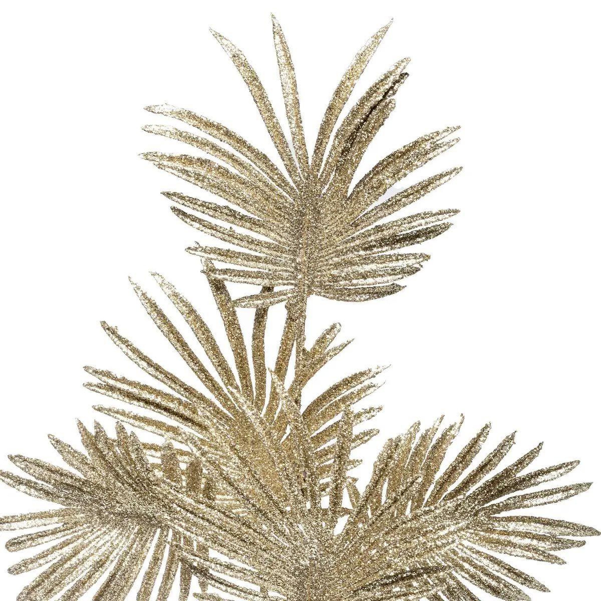 Voir la diapositive 2 : ATMOSPHERA Branche de palmier déco  grand hôtel  75cm or
