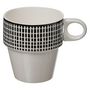Voir la diapositive 4 : ATMOSPHERA 4 Mugs avec support Bohemia - Noir et blanc