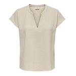 JACQUELINE DE YONG T Shirt  Femme Jacqueline De Yong Lion. Coloris disponibles : Beige