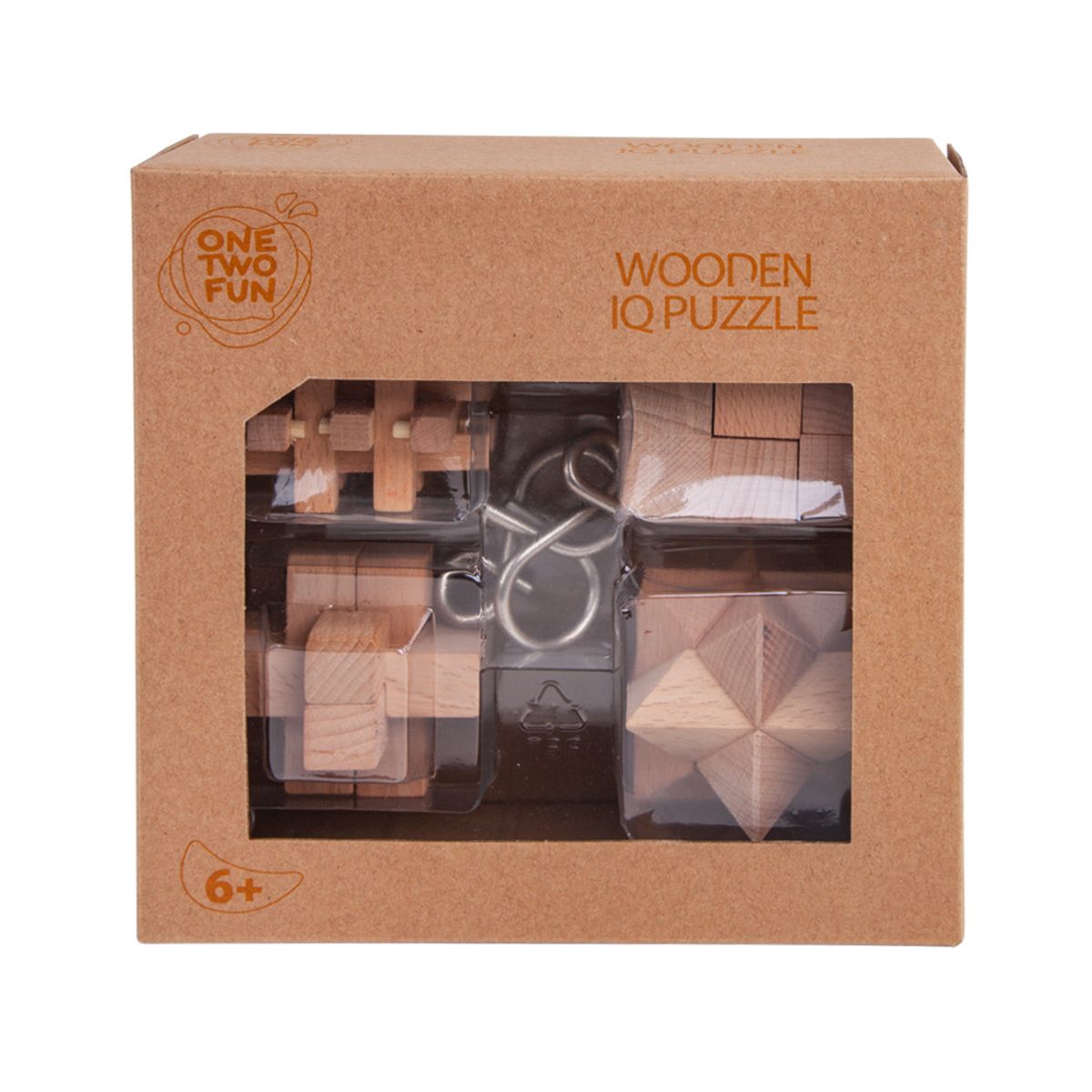 One Two Fun Casse tête - Mon puzzle en bois