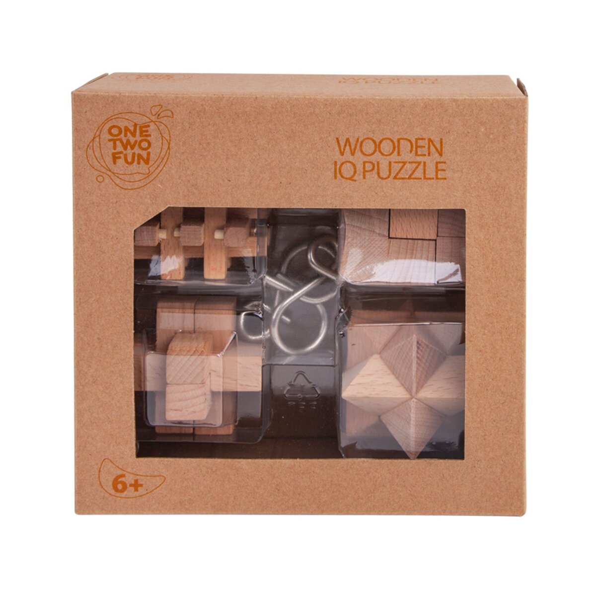 One Two Fun Casse tête - Mon puzzle en bois