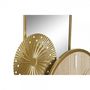 Voir la diapositive 3 : AAAAA Horloge de table DKD Home Decor 26 x 8 x 53 cm Miroir Naturel Doré Métal Bois MDF