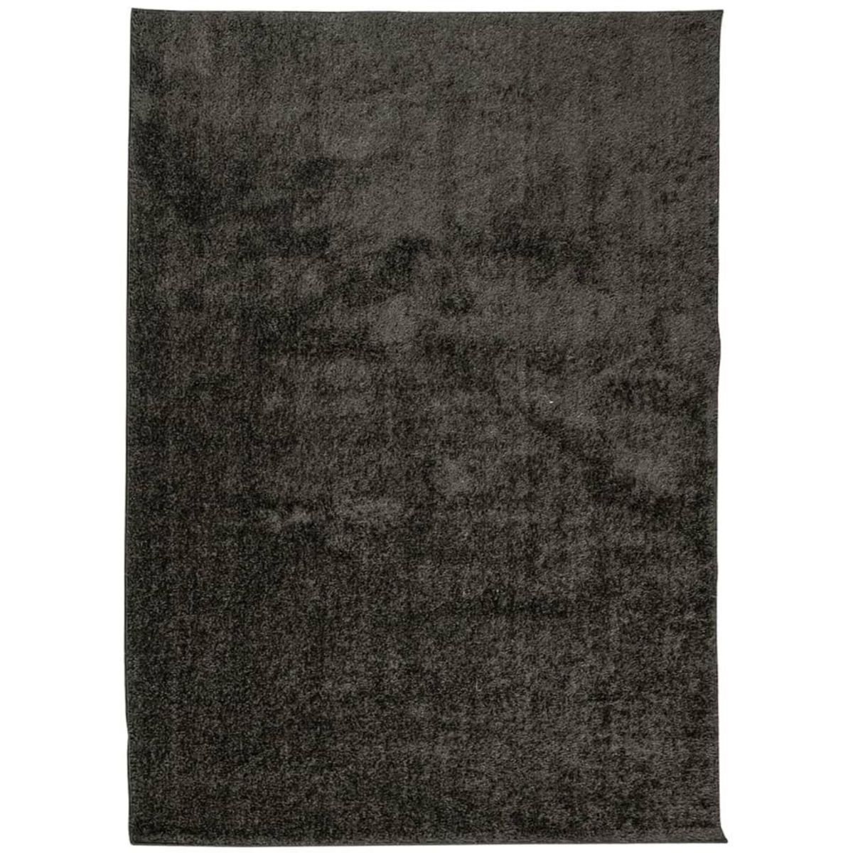 VIDAXL Tapis ISTAN a poils longs aspect brillant anthracite 200x280 cm