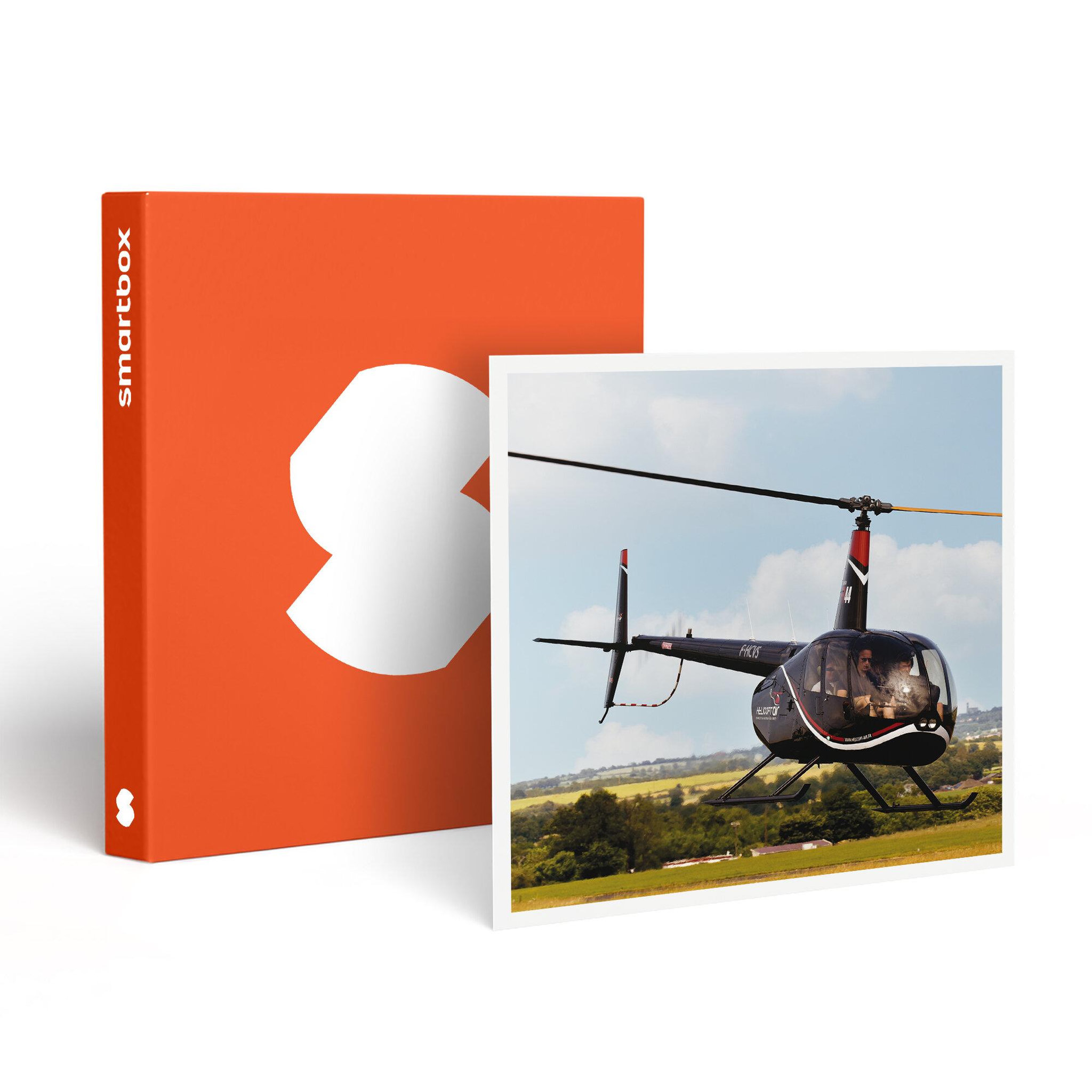 Smartbox Vol en hélicoptère de 15 min pour 2 personnes près de nantes - coffret cadeau sport & aventure