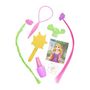 Voir la diapositive 2 : Tete a coiffer - DISNEY PRINCESSES - Tete a Coiffer Raiponce Deluxe - 12 accessoires, faux flacon de vernis, guide coiffure