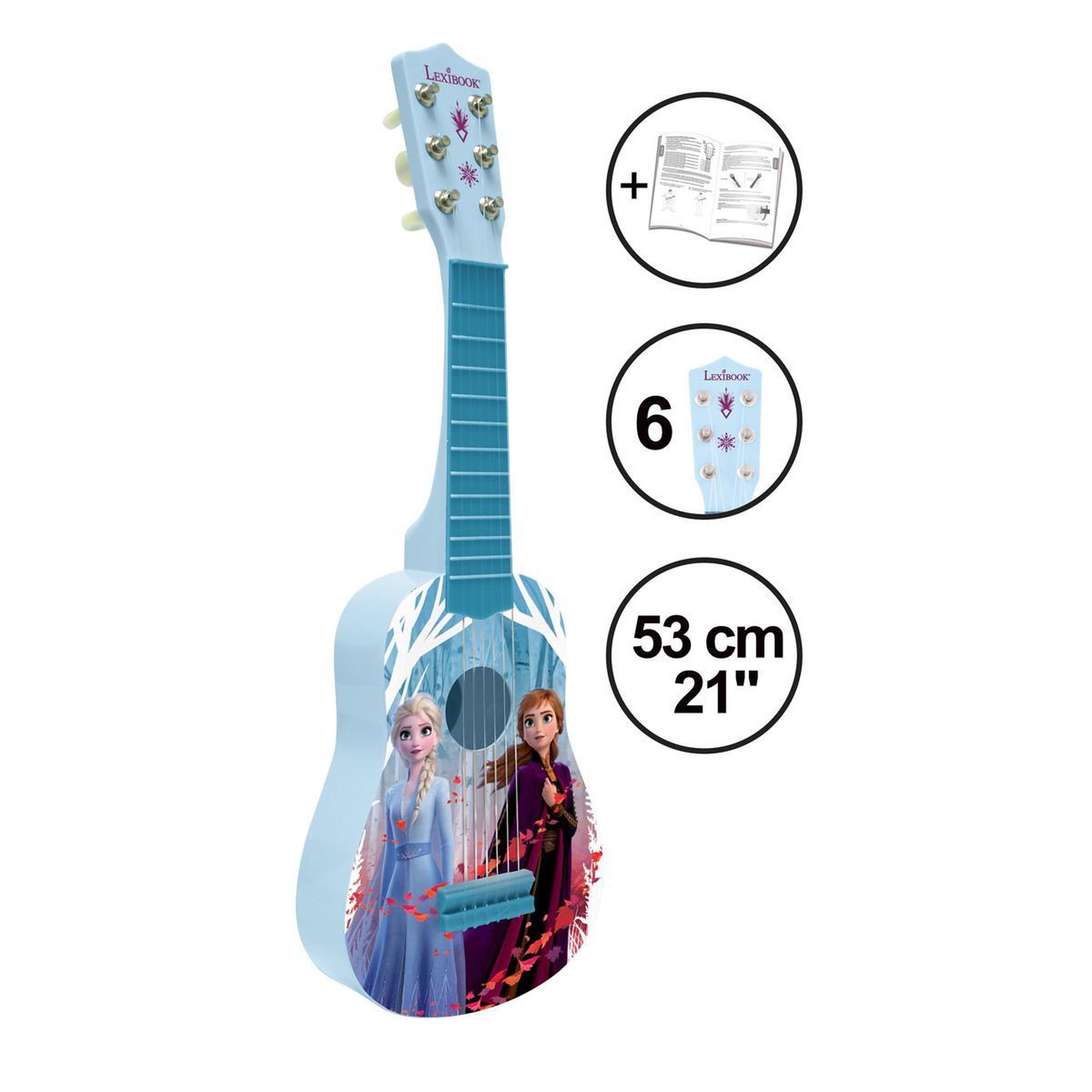 Voir la diapositive 2 : Lexibook Ma Première Guitare Reine des Neiges