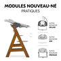 Voir la diapositive 9 : HAUCK Chaise haute en bois Alpha+B