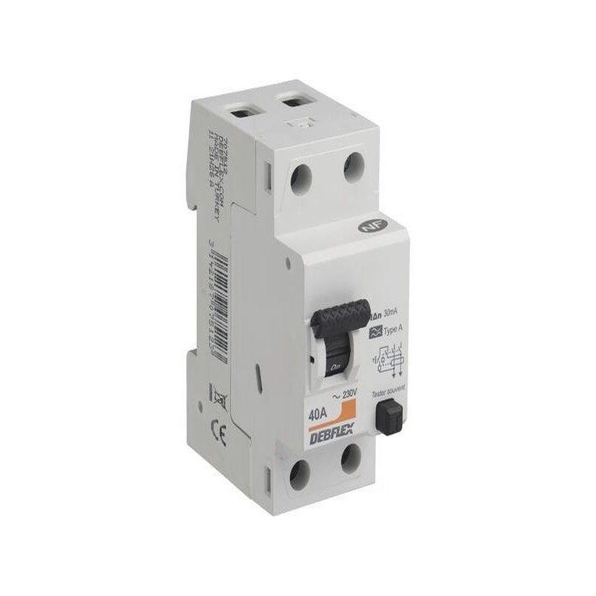 CENTRALE BRICO Interrupteur différentiel DEBFLEX 40 A type A