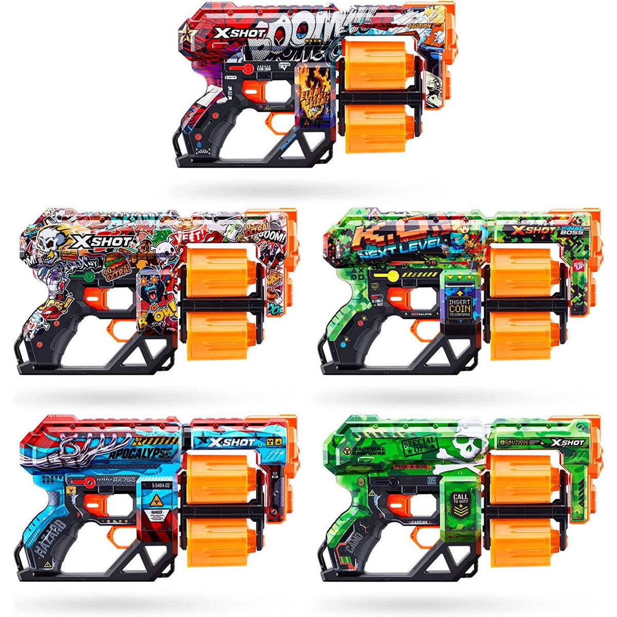 ZURU XSHOT Skins Dread 12 FLECHETTES