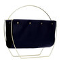 Voir la diapositive 1 : Paris Prix Porte-Revues Design  Vermont  41cm Noir & Or