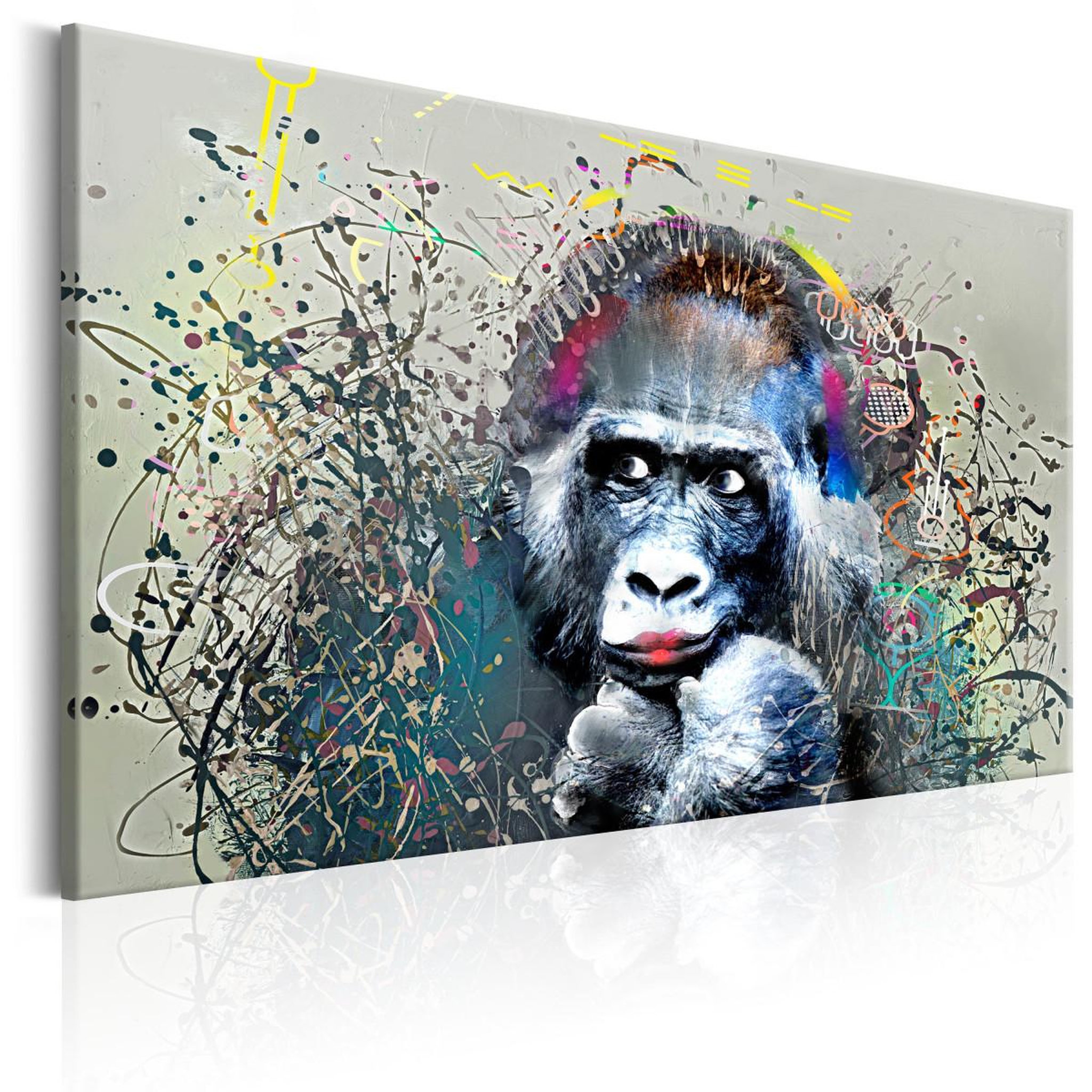 Voir la diapositive 1 : Paris Prix Tableau Imprimé  Music in My Head