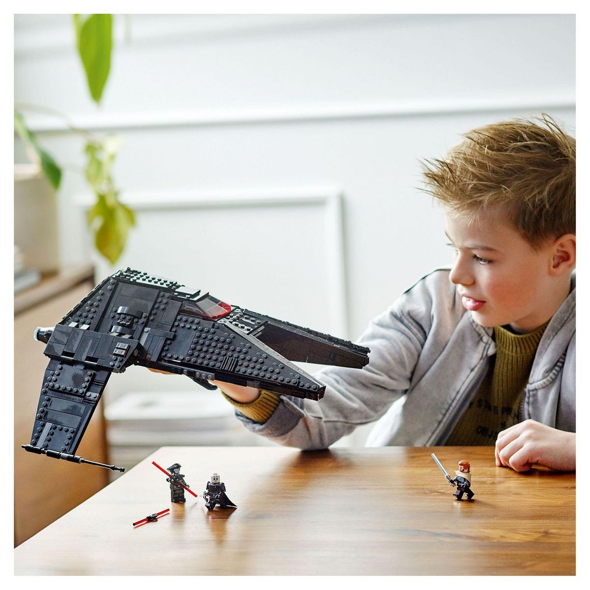 LEGO Star Wars 75336 Le Vaisseau Scythe de l&rsquo;Inquisiteur, Jouet, Figurine Ben Kenobi 