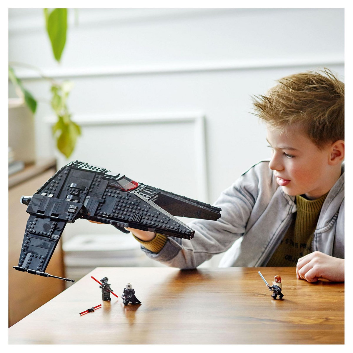 LEGO Star Wars 75336 Le Vaisseau Scythe de l&rsquo;Inquisiteur, Jouet, Figurine Ben Kenobi 