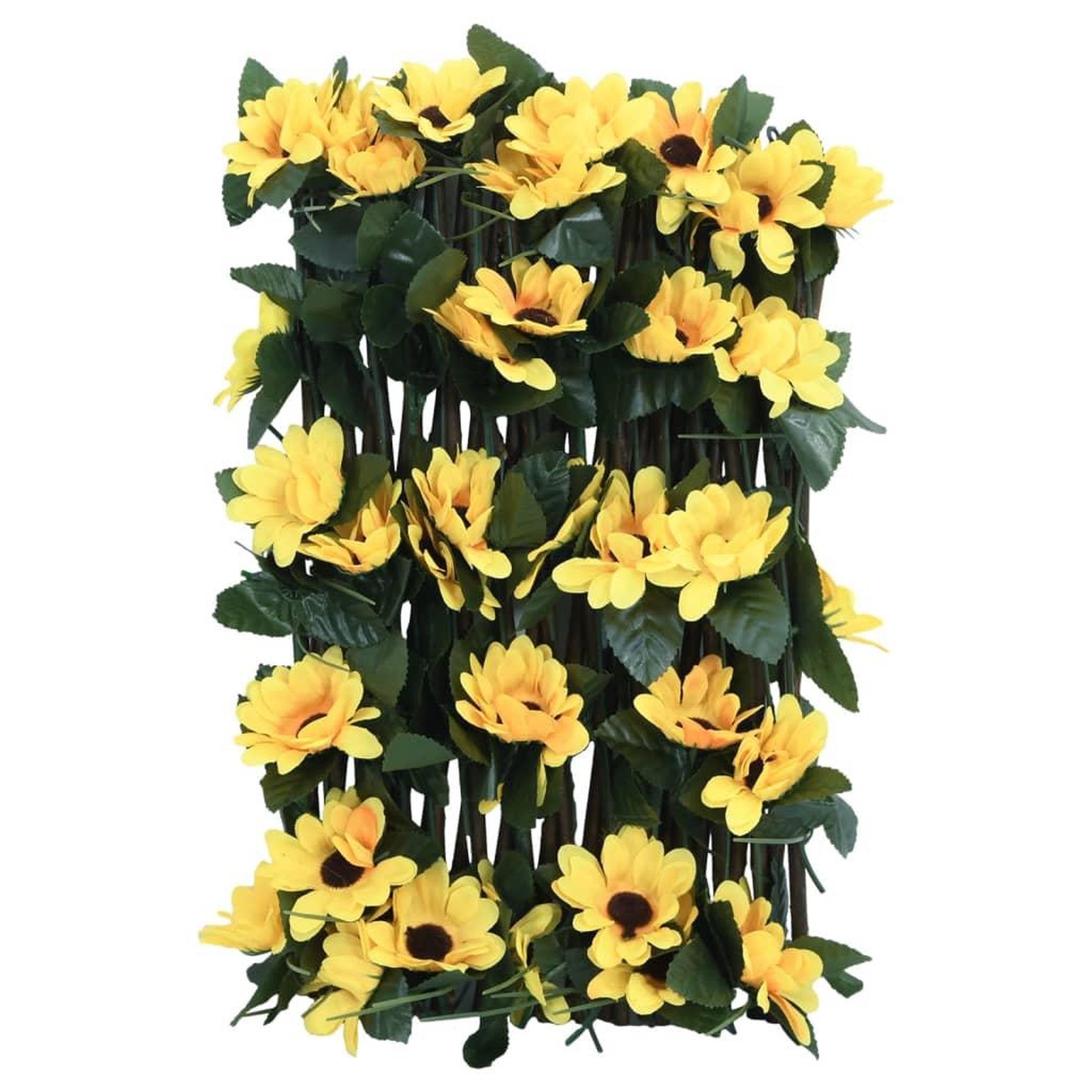 Voir la diapositive 4 : VIDAXL vidaXL Treillis de lierre artificiel extensible jaune 180x20 cm
