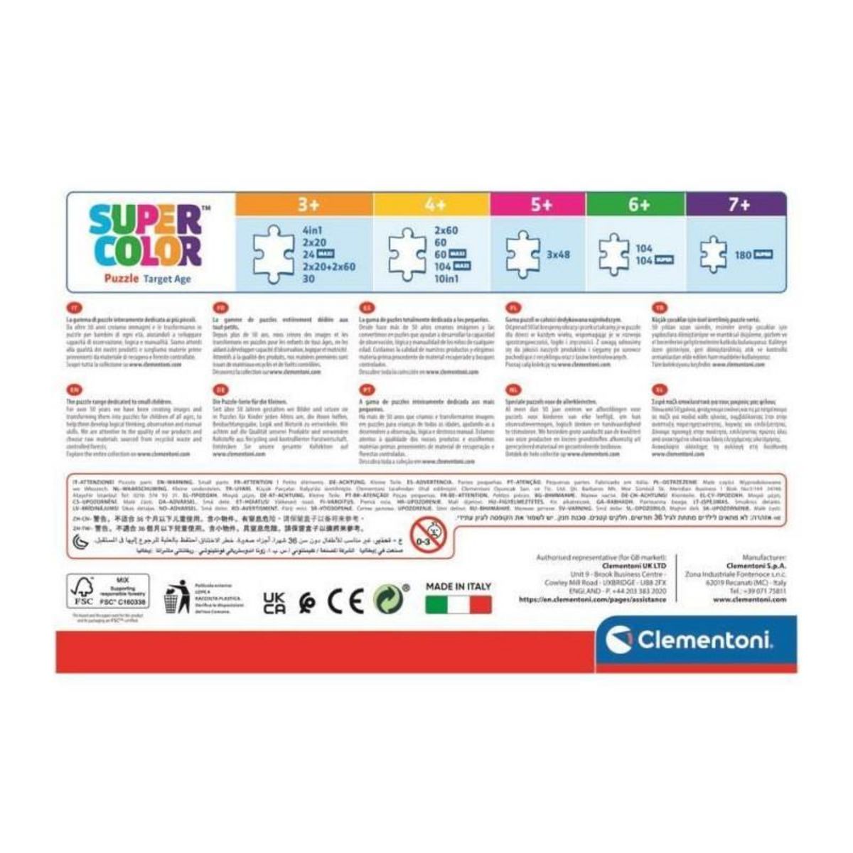 CLEMENTONI CLEMENTONI - 104 pieces - Jurassic World