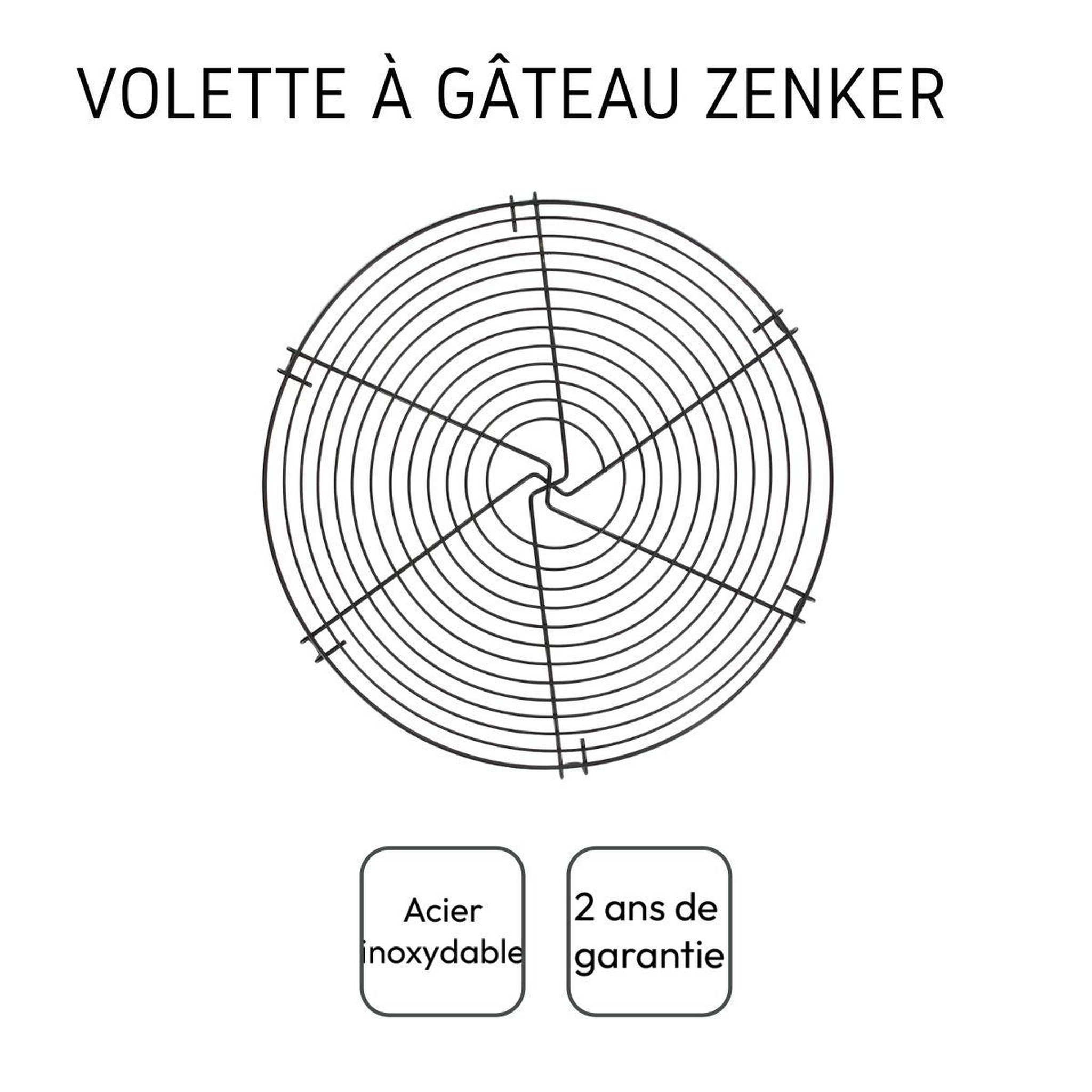 Voir la diapositive 4 : ZENKER Présentoir à gâteaux 30 cm zenker smart pastry