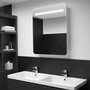Voir la diapositive 1 : VIDAXL Armoire de salle de bain a miroir LED 68x9x80 cm