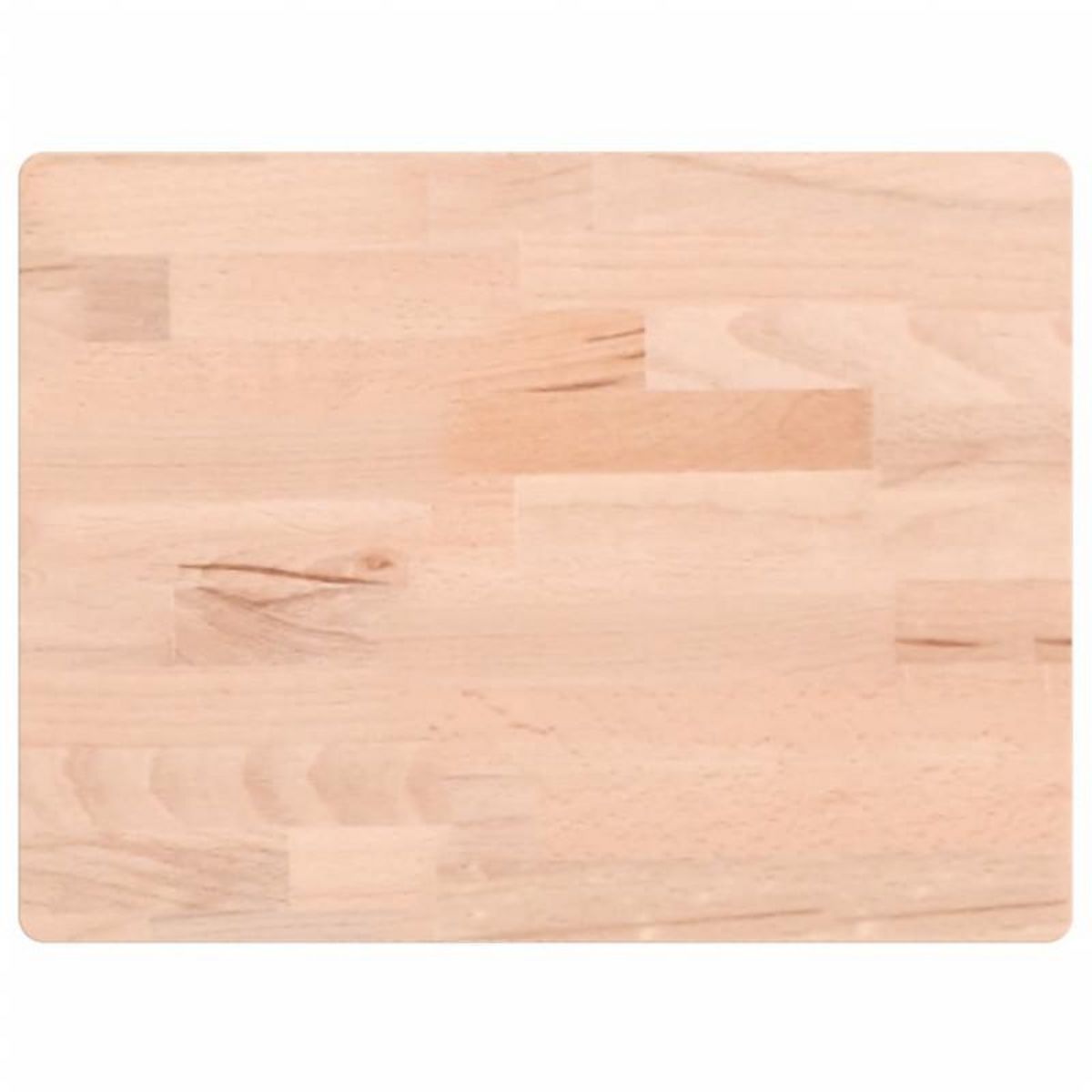VIDAXL Planche à découper 40x30x4 cm bois massif de hêtre