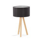 Voir la diapositive 2 : Paris Prix Lampe à Poser  Fidelio  64cm Noir