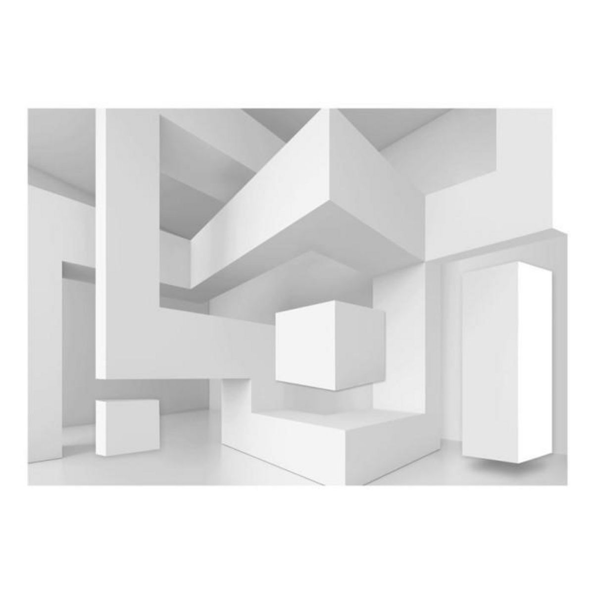 Paris Prix Papier Peint  White Geometry