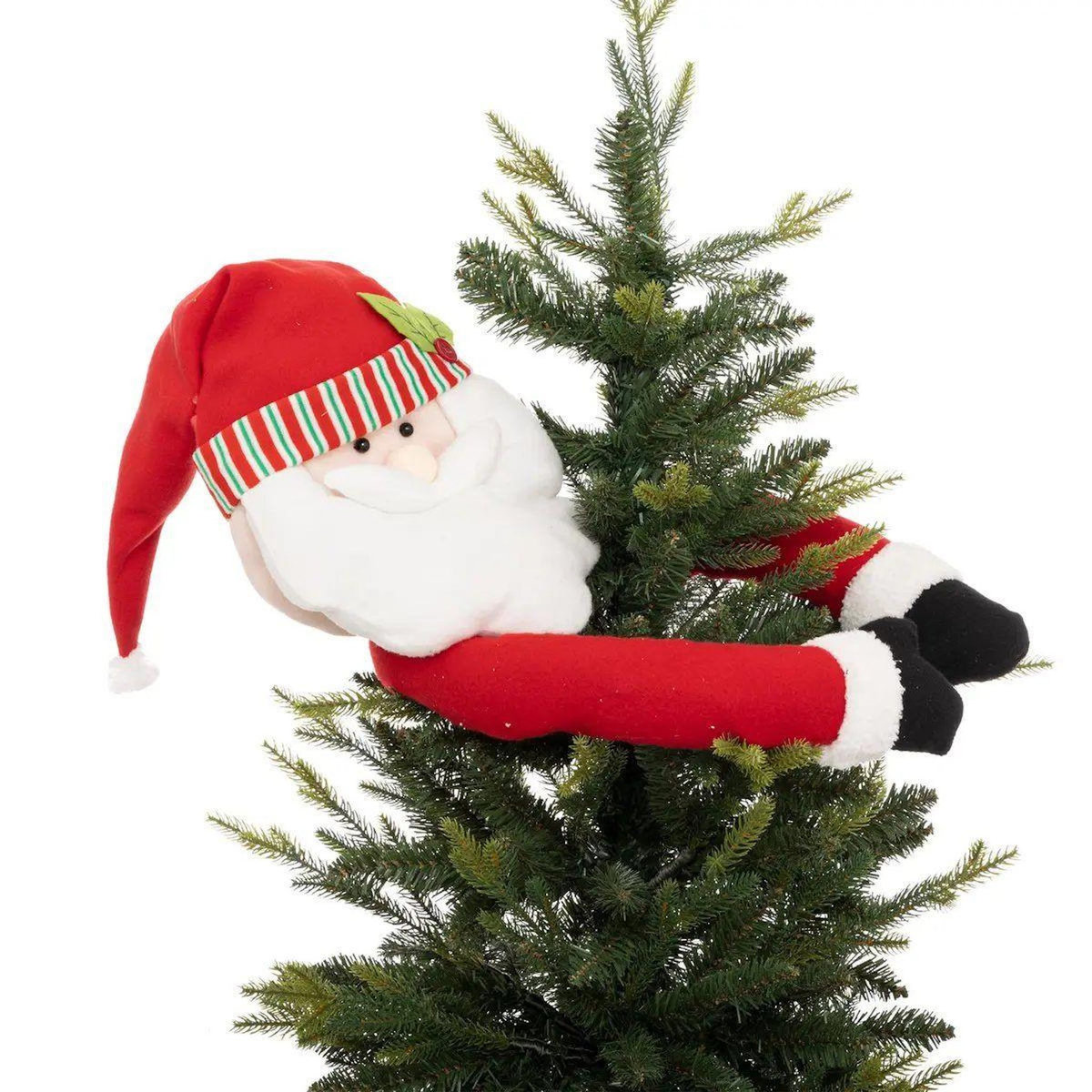 ATMOSPHERA Sujet de Noël  Grand Père Noël  100cm Rouge