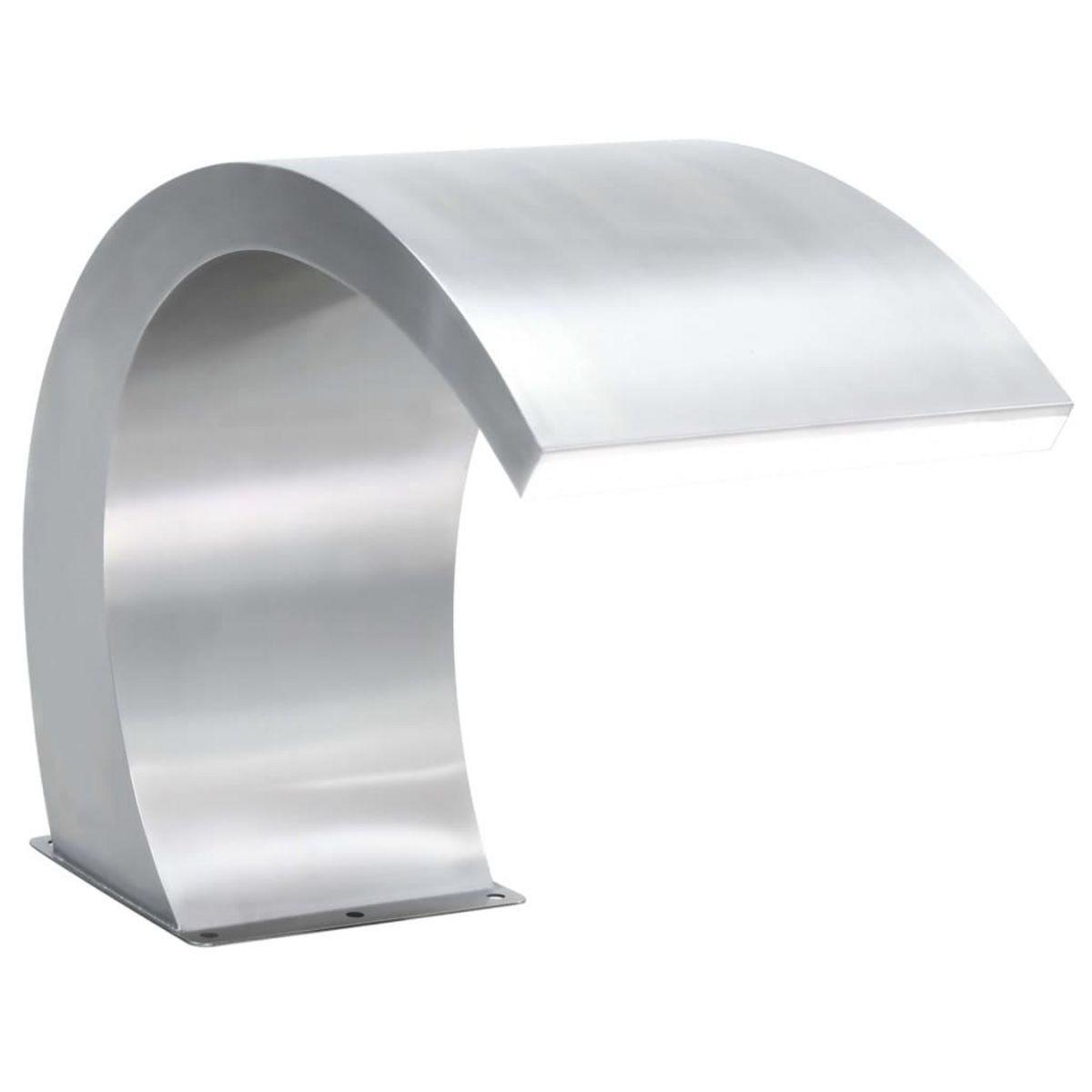 VIDAXL Fontaine de piscine avec LED Acier inoxydable 30x60x45 cm